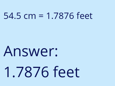54.5 cm in feet image