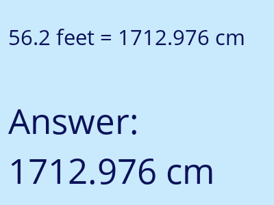 56.2 feet in cm image