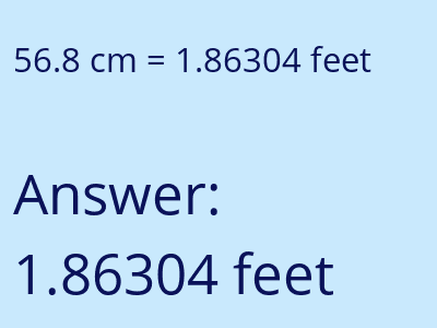 56.8 cm in feet image