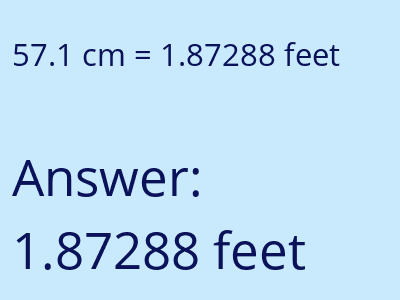 57.1 cm in feet image