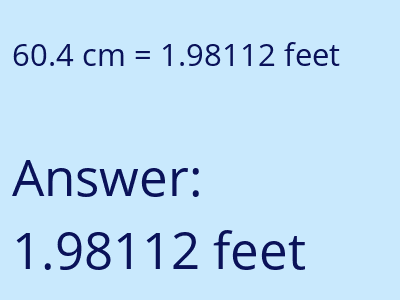 60.4 cm in feet image