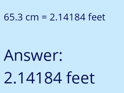 65.3 cm in feet image