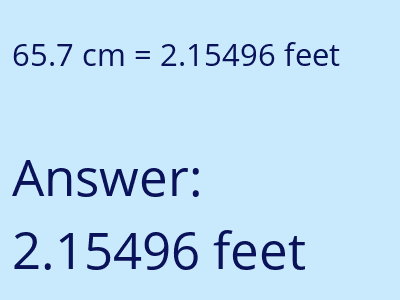 65.7 cm in feet image