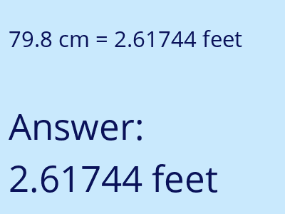 79.8 cm in feet image