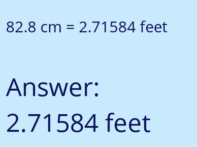 82.8 cm in feet image
