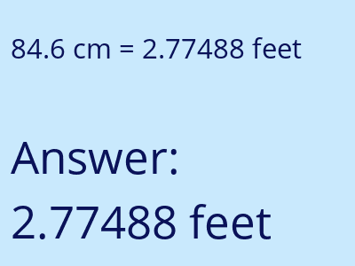 84.6 cm in feet image
