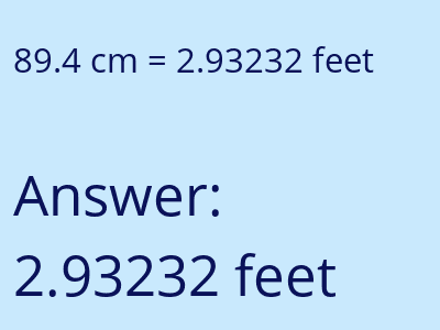 89.4 cm in feet image