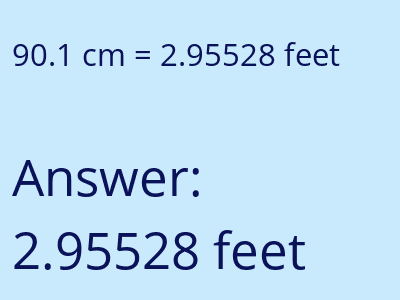 90.1 cm in feet image