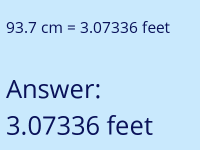 93.7 cm in feet image