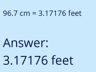 96.7 cm in feet image